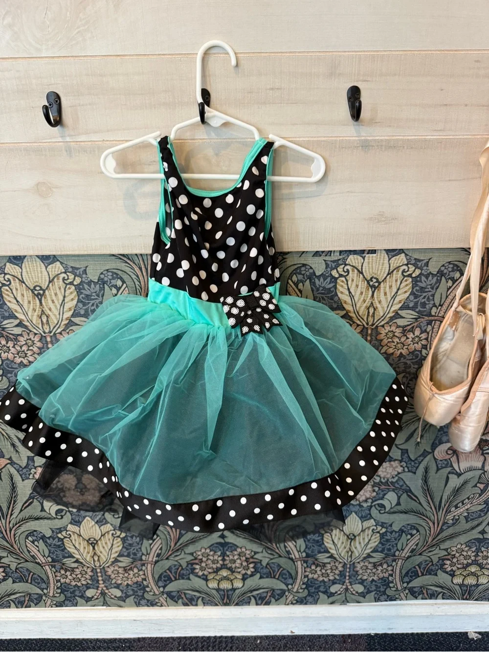 NEW! Weissman Oh You Beautiful Doll tap dance costume recital polka dot tutu